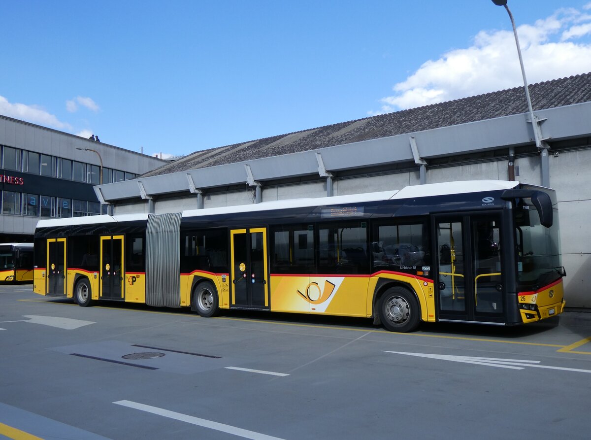 (272'862) - Steiner, Ortschwaben - Nr. 25/BE 84'784/PID 11'680 - Solaris am 13. Mrz 2025 in Bern, Postautostation