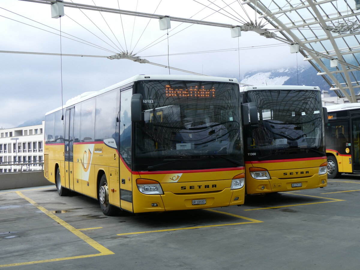 (272'907) - TpM, Mesocco - Nr. 7/GR 108'008/PID 10'183 - Setra am 14. Mrz 2025 in Chur, Postautostation
