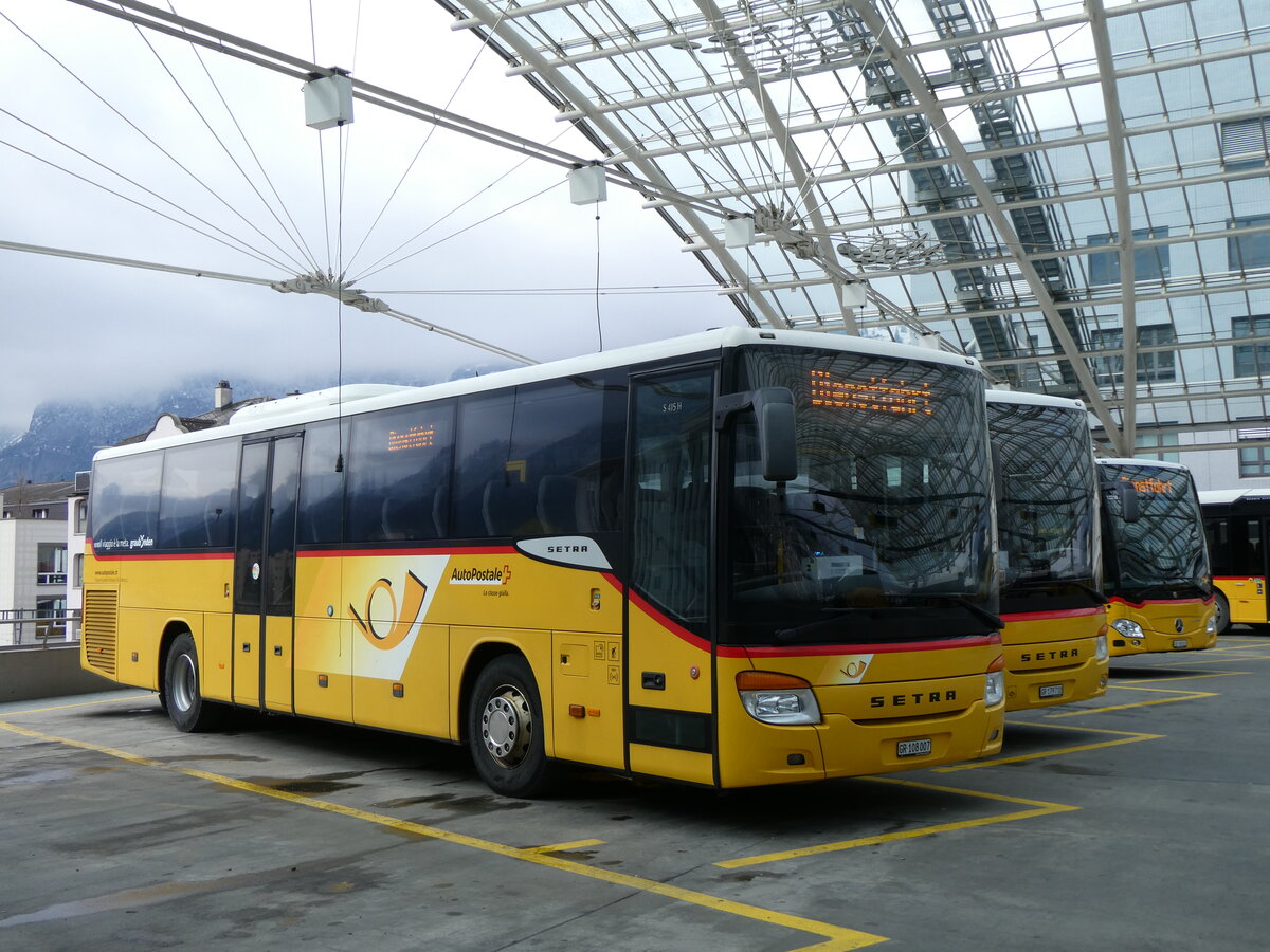 (272'908) - TpM, Mesocco - Nr. 7/GR 108'007/PID 10'183 - Setra am 14. Mrz 2025 in Chur, Postautostation
