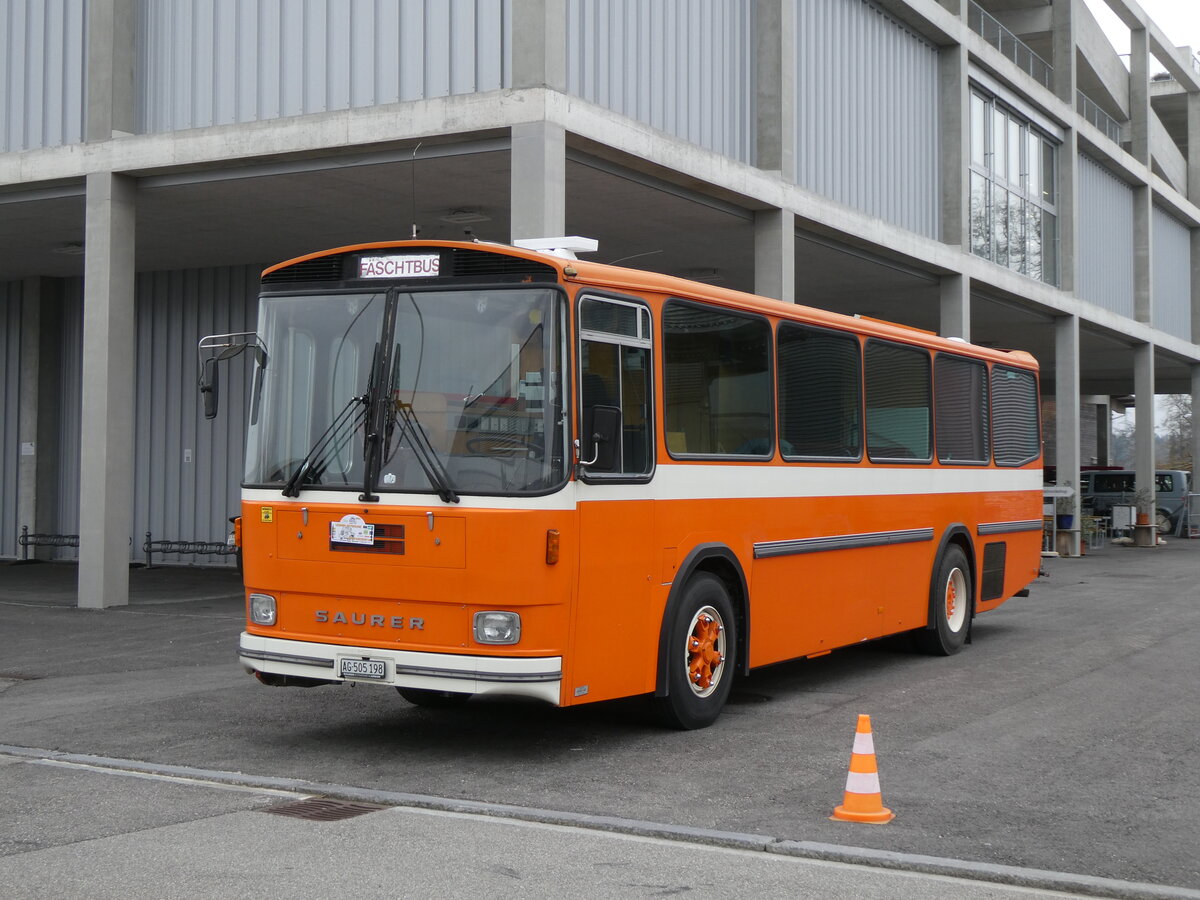 (272'936) - Mangold, Oberengstringen - AG 505'198 - Saurer/Hess (ex RhV Altsttten Nr. 45) am 15. Mrz 2025 in Derendingen, Enter 