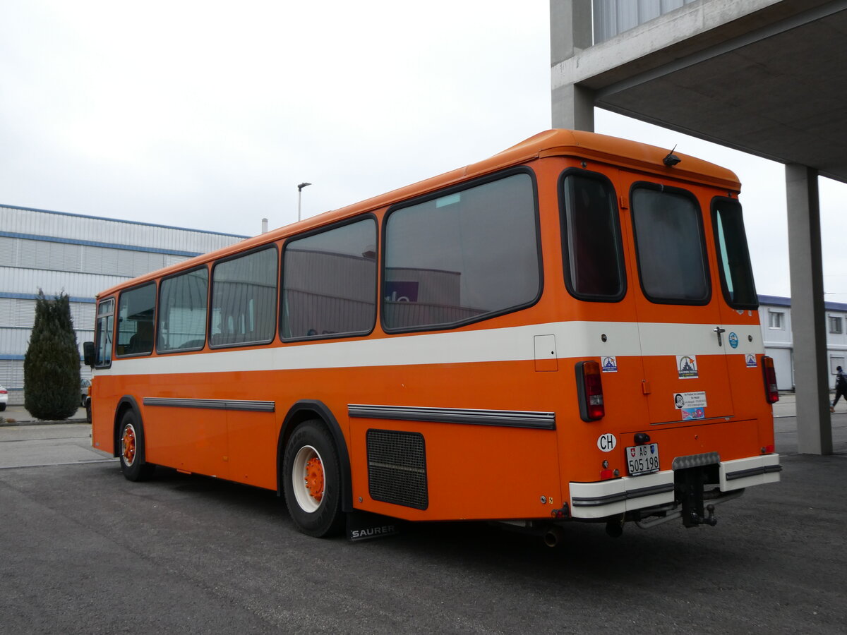 (272'937) - Mangold, Oberengstringen - AG 505'198 - Saurer/Hess (ex RhV Altsttten Nr. 45) am 15. Mrz 2025 in Derendingen, Enter