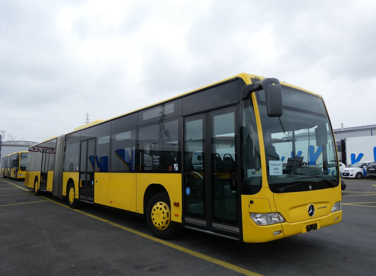(273'021) - PostAuto Nordschweiz - PID 12'419 - Mercedes (ex AAGL Liestal Nr. 98) am 15. Mrz 2025 in Kerzers, Interbus