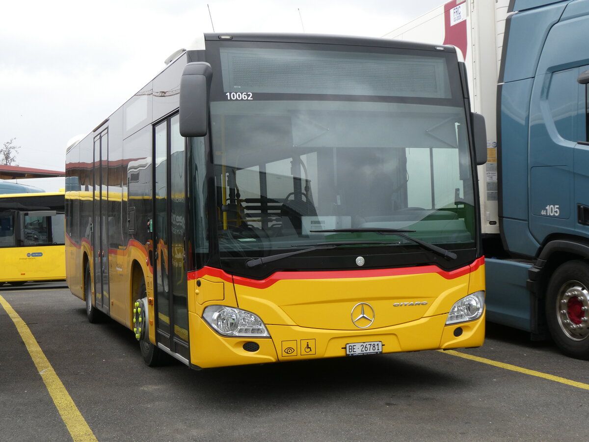 (273'027) - Funi-Car, Biel - Nr. EP09/BE 26'781/PID 10'062 - Mercedes (ex Eurobus, Bern Nr. 9) am 15. Mrz 2025 in Kerzers, Interbus