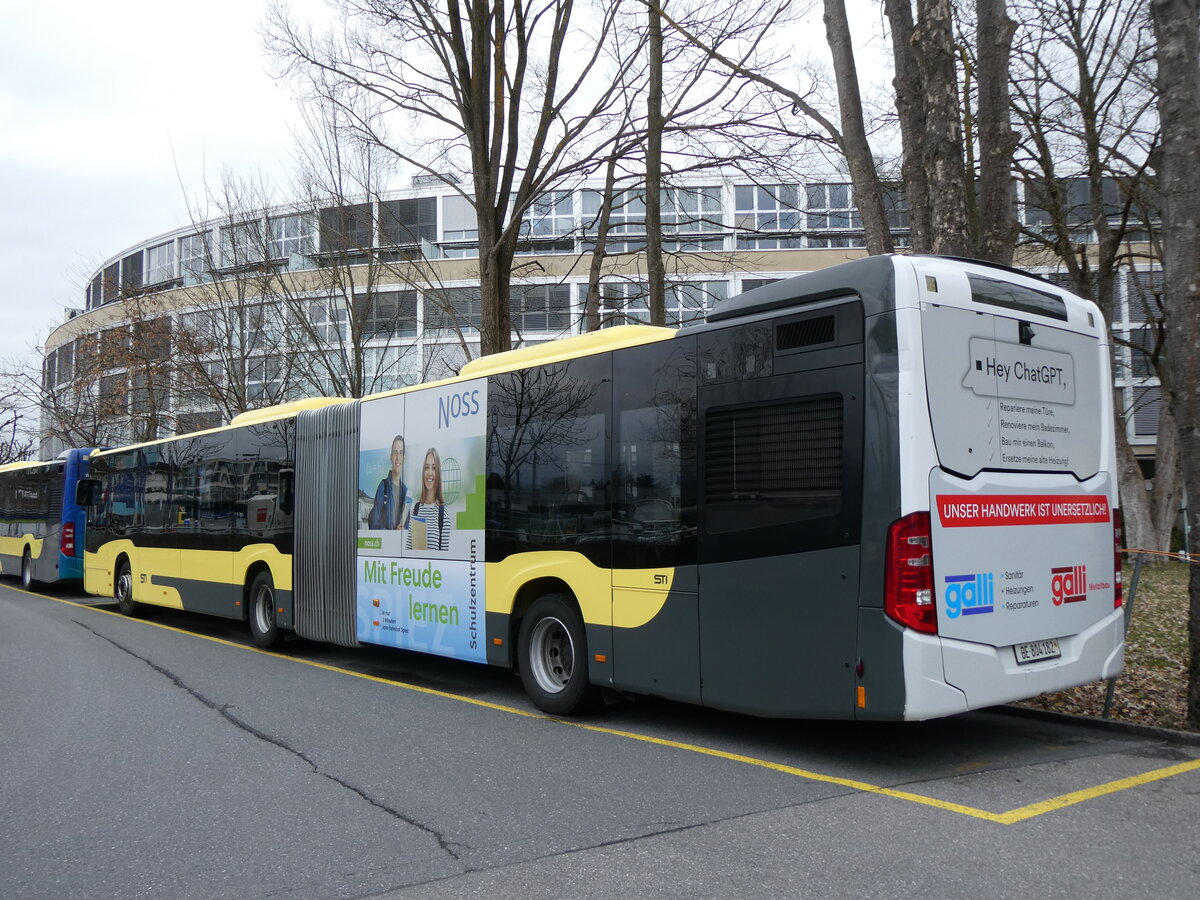 (273'044) - STI Thun - Nr. 182/BE 804'182 - Mercedes am 17. Mrz 2025 bei der Schifflndte Thun