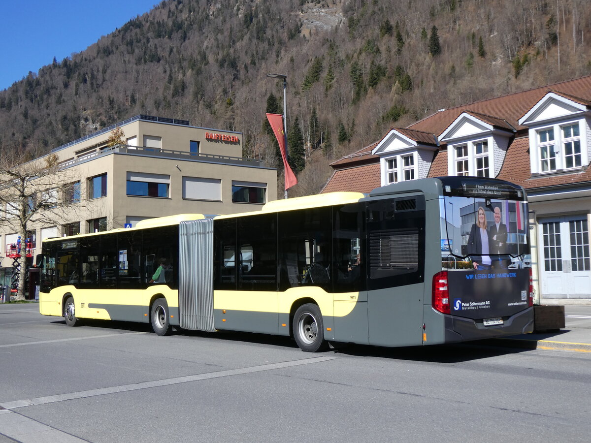 (273'091) - STI Thun - Nr. 703/BE 754'703 - Mercedes am 20. Mrz 2025 beim Bahnhof Interlaken Ost