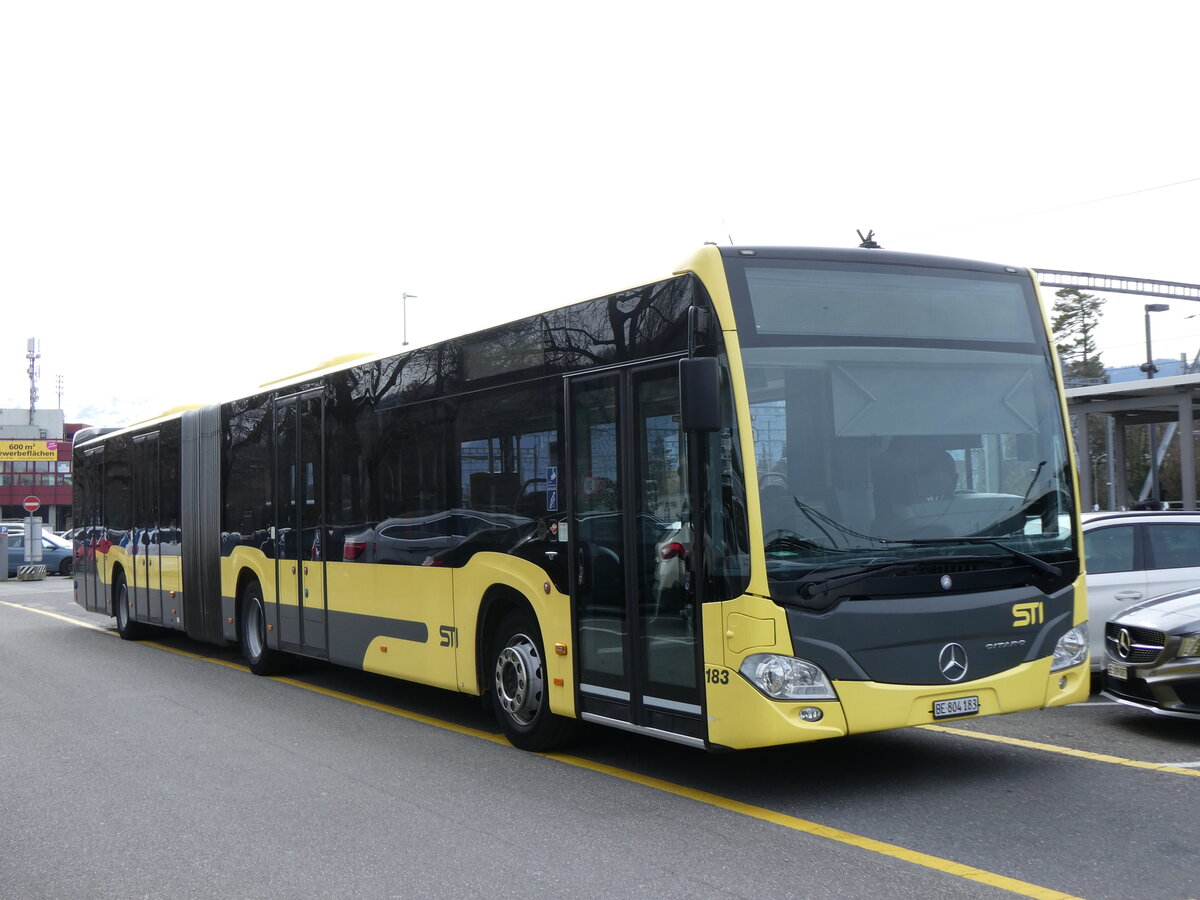 (273'114) - STI Thun - Nr. 183/BE 804'183 - Mercedes am 21. Mrz 2025 in Thun, CarTerminal