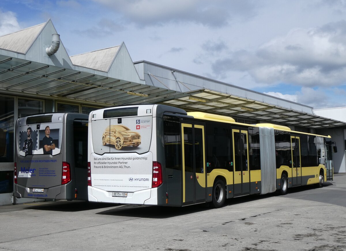 (273'144) - STI Thun - Nr. 705/BE 754'705 - Mercedes am 23. Mrz 2025 in Thun, Garage