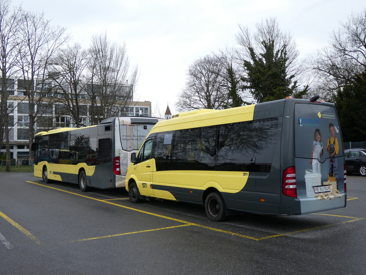 (273'184) - STI Thun - Nr. 4/BE 841'004 - Mercedes am 25. Mrz 2025 bei der Schifflndte Thun