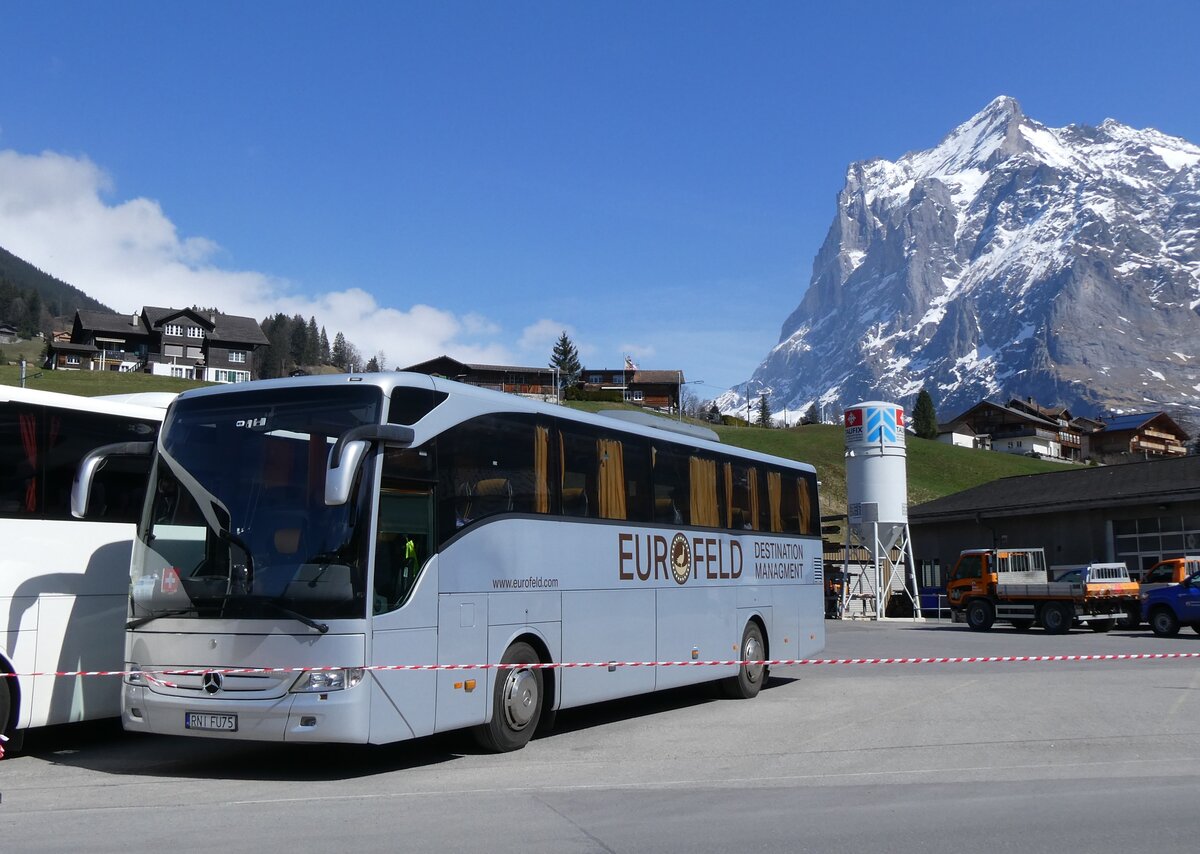 (273'291) - Eurofeld, Kilchberg - RNI FU75 - Mercedes am 28. Mrz 2025 in Grindelwald, Grund (polnisches Kennzeichen)