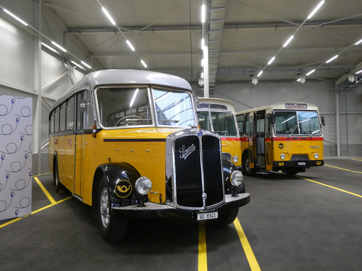 (273'321) - Stutz, Jonen - AG 8341 - Saurer/Tscher (ex Dubs, Stallikon) am 29. Mrz 2025 in Affoltern, Garage