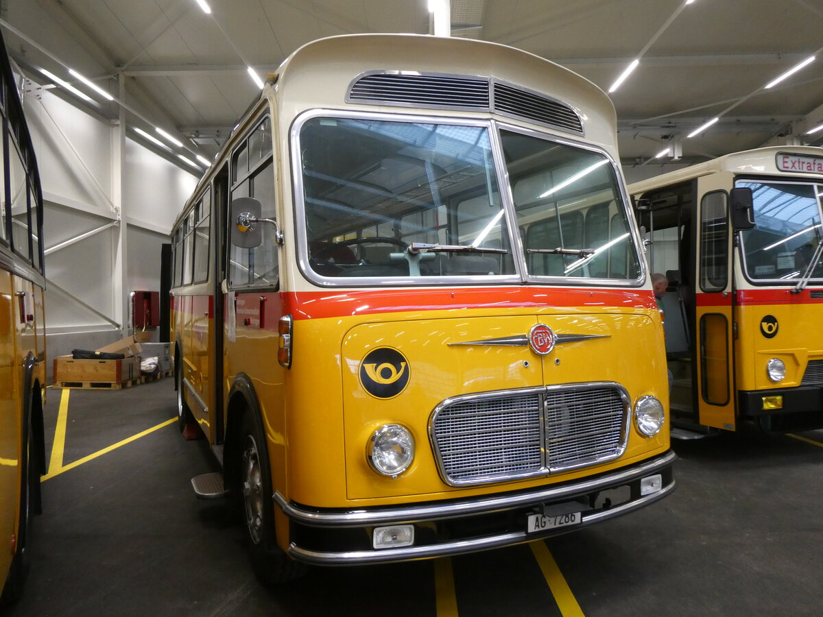 (273'330) - Stutz, Jonen - AG 7286 - FBW/FHS (ex Kellenberger, Heerbrugg; ex Schnider, Engelburg; ex P 23'207; ex P 21'007) am 29. M�rz 2025 in Affoltern, Garage