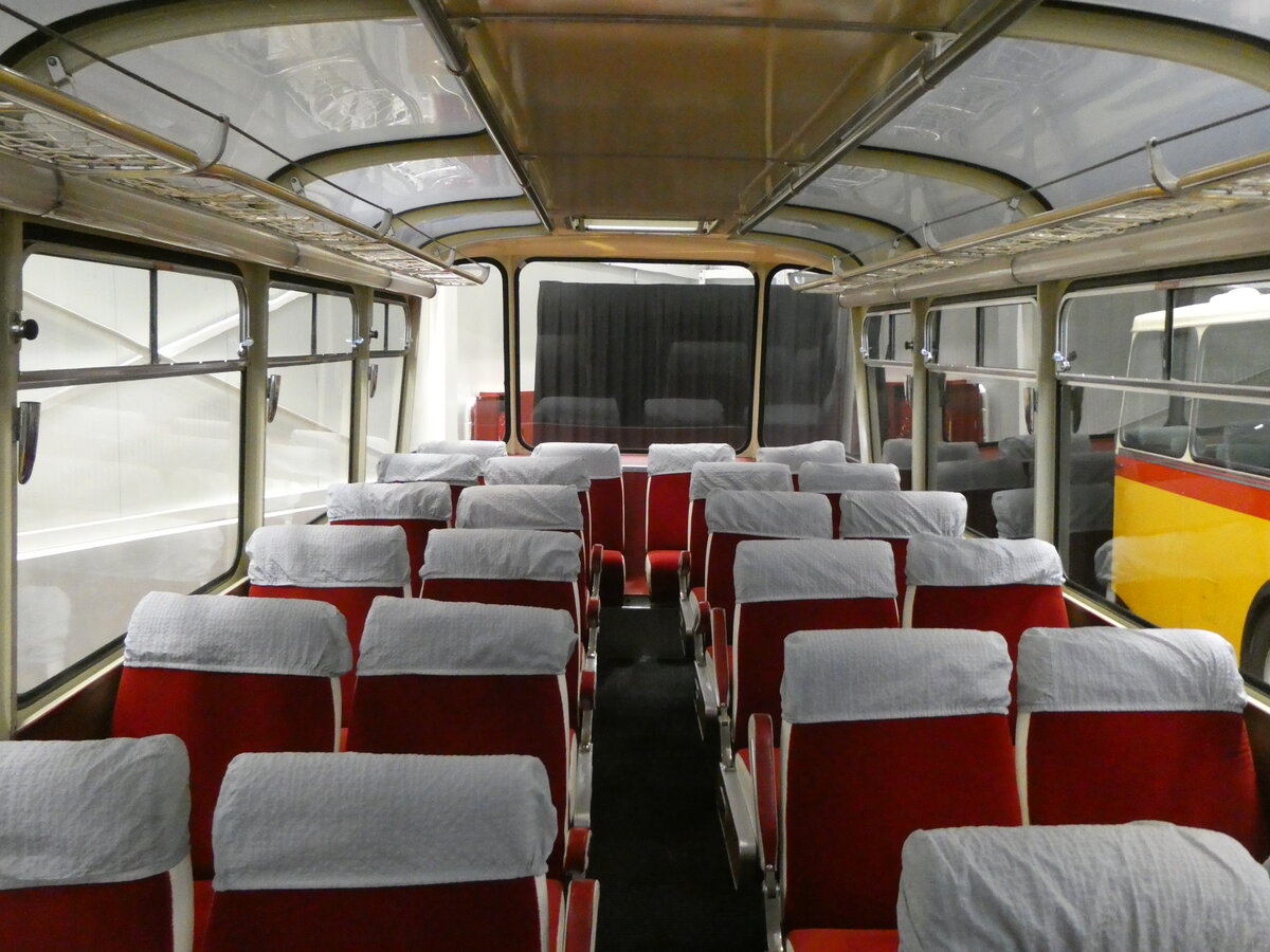 (273'333) - Stutz, Jonen - AG 7286 - FBW/FHS (ex Kellenberger, Heerbrugg; ex Schnider, Engelburg; ex P 23'207; ex P 21'007) am 29. Mrz 2025 in Affoltern, Garage (Innenaufnahme)