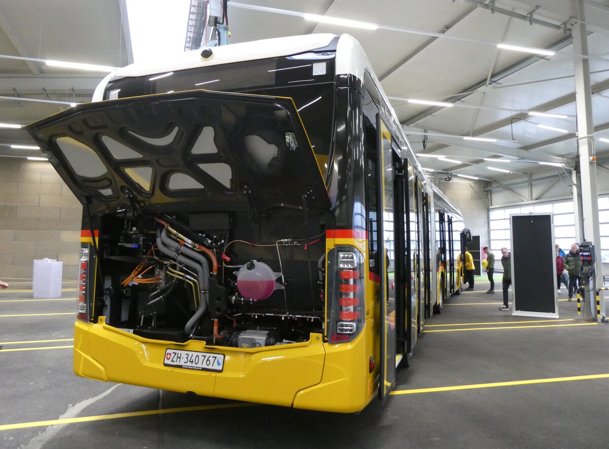 (273'349) - Stutz, Jonen - Nr. 440/ZH 340'767/PID 12'176 - eMercedes am 29. Mrz 2025 in Affoltern, Garage