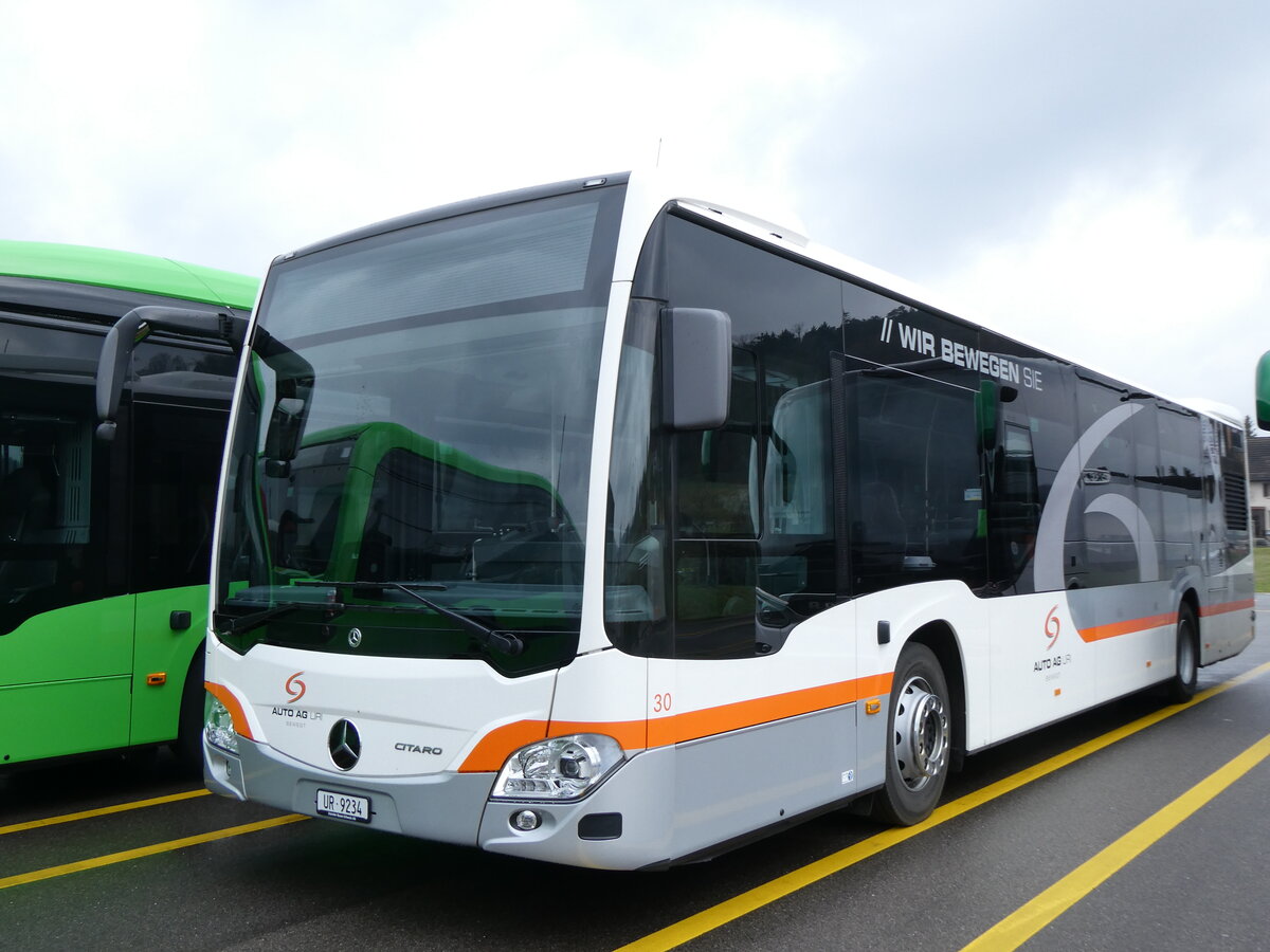 (273'368) - AAGU Altdorf - Nr. 30/UR 9234 - Mercedes am 29. Mrz 2025 in Winterthur, Daimler Buses