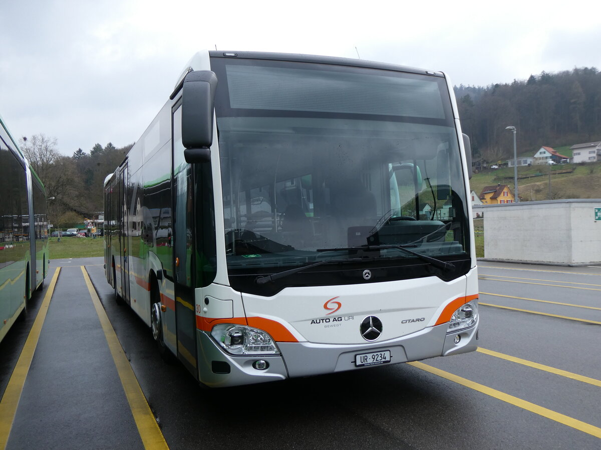 (273'369) - AAGU Altdorf - Nr. 30/UR 9234 - Mercedes am 29. Mrz 2025 in Winterthur, Daimler Buses