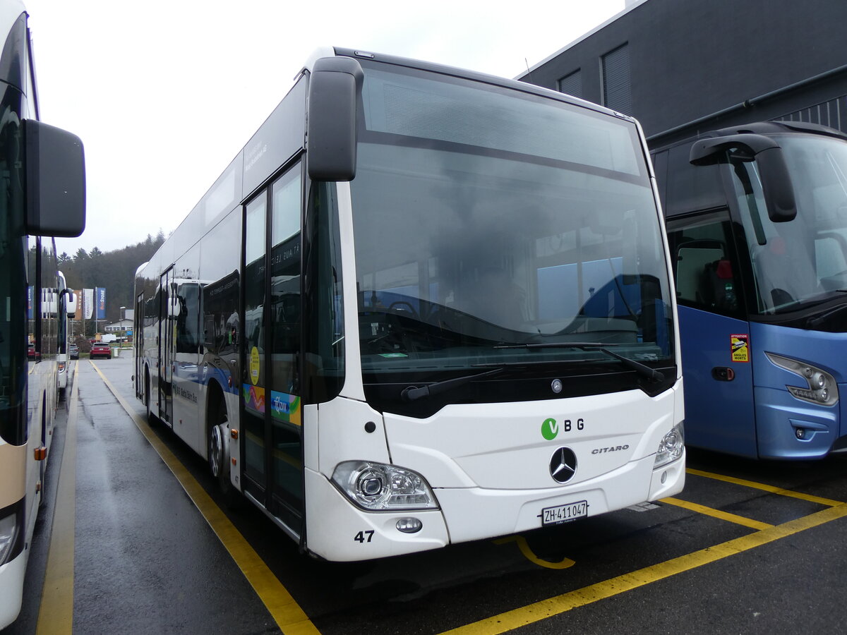 (273'398) - Maag, Kloten - Nr. 47/ZH 411'047 - Mercedes am 29. Mrz 2025 in Winterthur, Daimler Buses