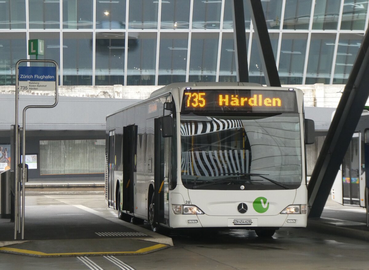 (273'414) - Maag, Kloten - Nr. 28/ZH 454'628 - Mercedes am 29. Mrz 2025 in Zrich-Flughafen