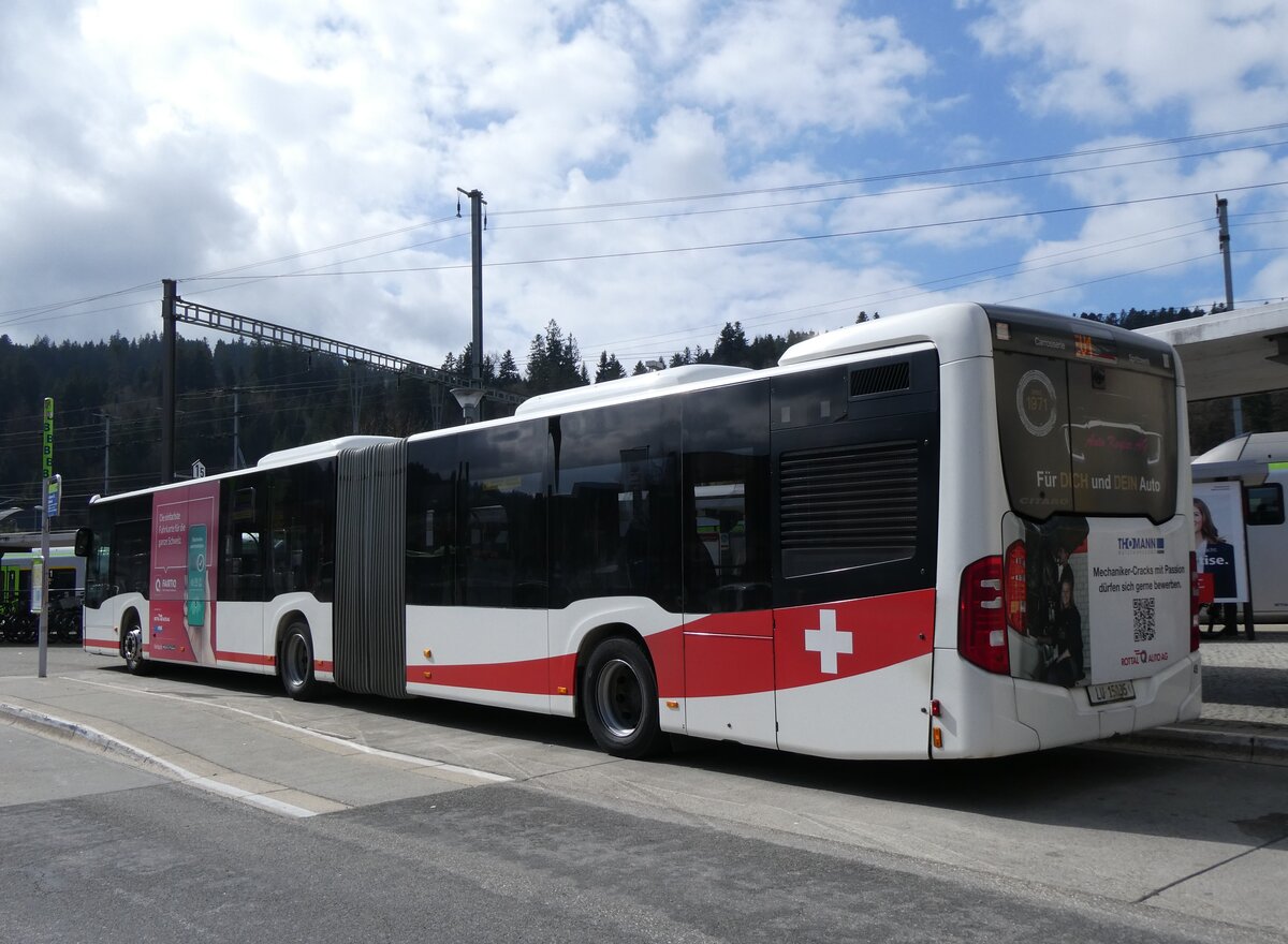 (273'449) - ARAG Ruswil - Nr. 49/LU 15'035 - Mercedes am 31. Mrz 2025 beim Bahnhof Langnau