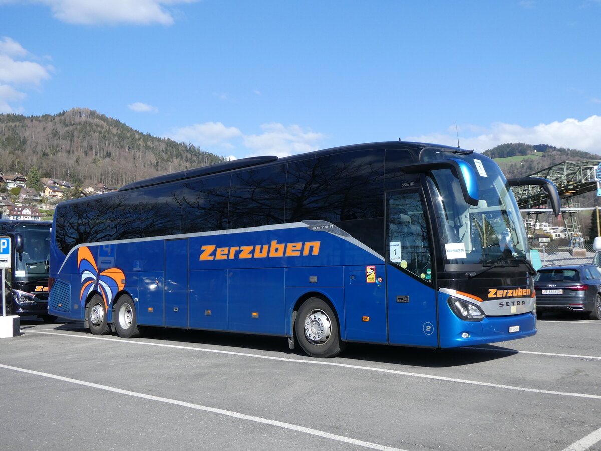 (273'478) - Zerzuben, Visp-Eyholz - Nr. 2/VS 44'605 - Setra am 31. Mrz 2025 in Thun, Seestrasse