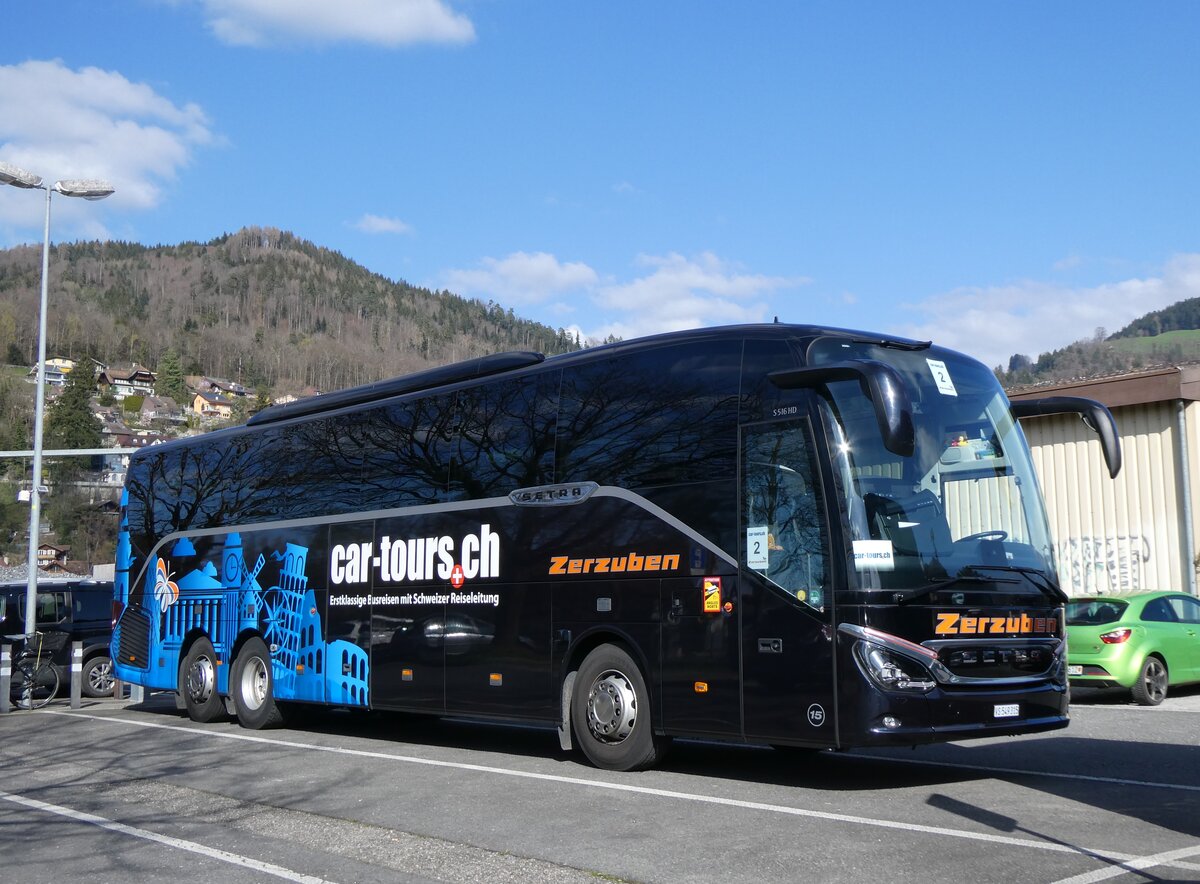 (273'480) - Zerzuben, Visp-Eyholz - Nr. 15/VS 549'315 - Setra am 31. Mrz 2025 in Thun, Seestrasse