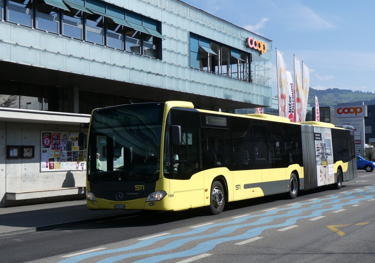 (273'772) - STI Thun - Nr. 164/BE 752'164 - Mercedes am 9. April 2025 in Thun, Str�ttligenplatz