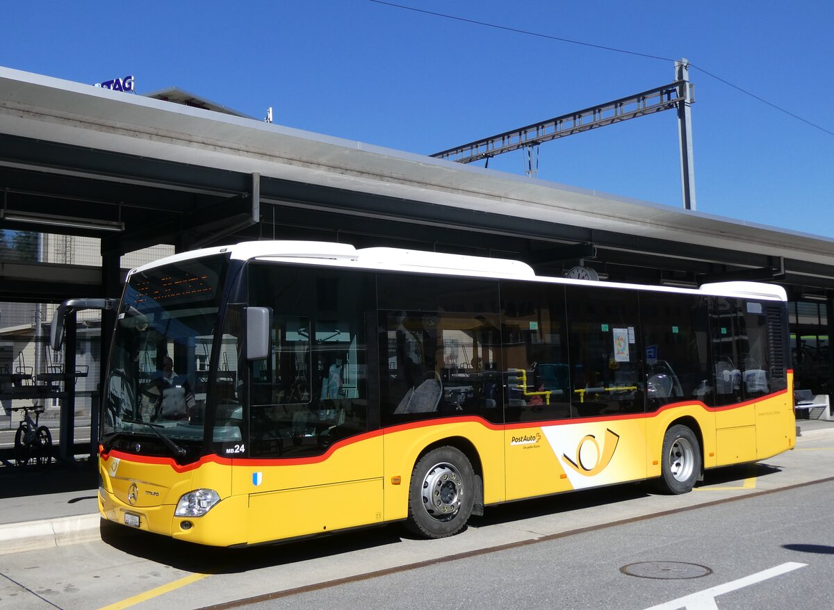 (273'846) - Amstein, Willisau - Nr. MB 24/LU 15'564/PID 11'788 - Mercedes am 11. April 2025 beim Bahnhof Sch�pfheim