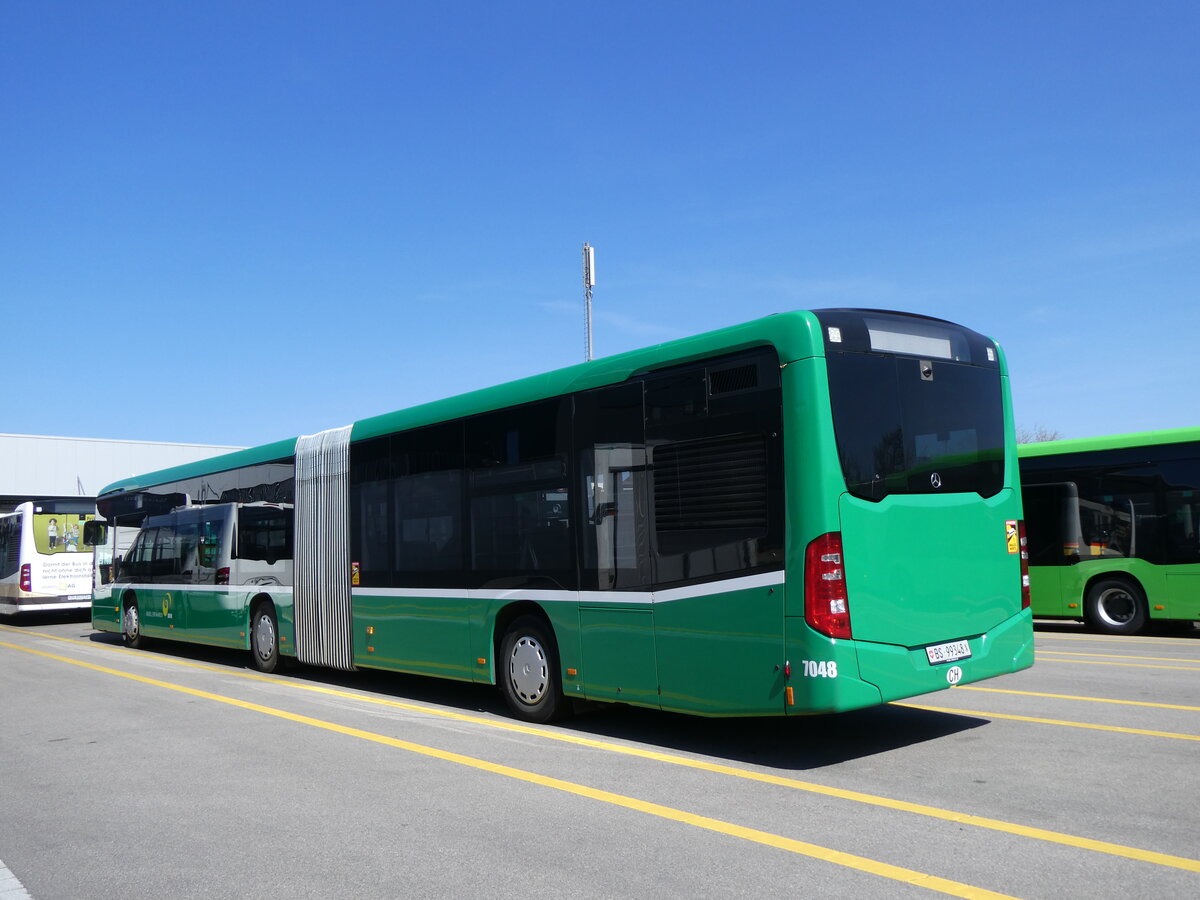 (273'862) - BVB Basel - Nr. 7048/BS 99'348 - Mercedes am 12. April 2025 in Winterthur, Daimler Buses