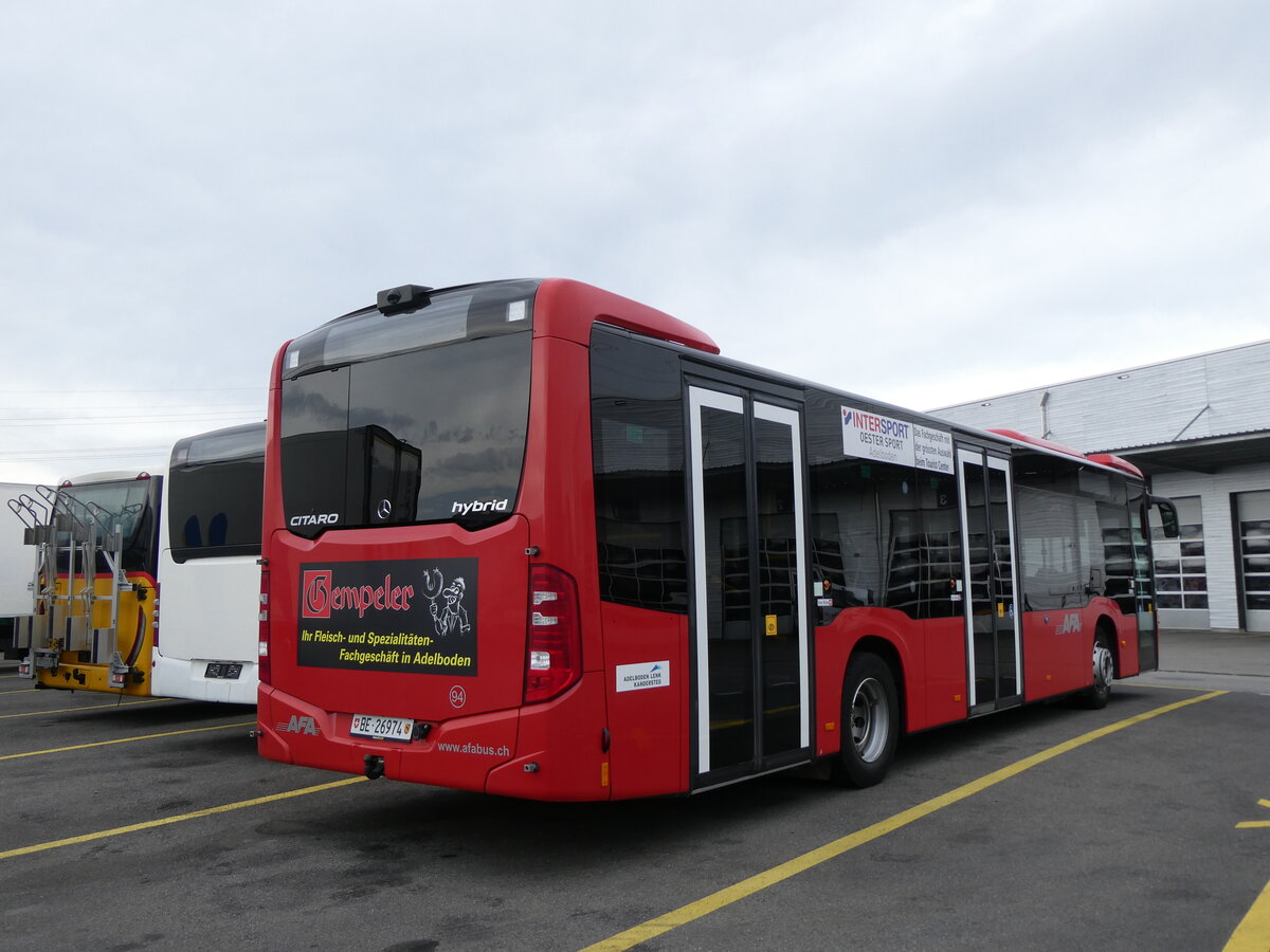 (273'921) - AFA Adelboden - Nr. 94/BE 26'974 - Mercedes am 12. April 2025 in Kerzers, Interbus