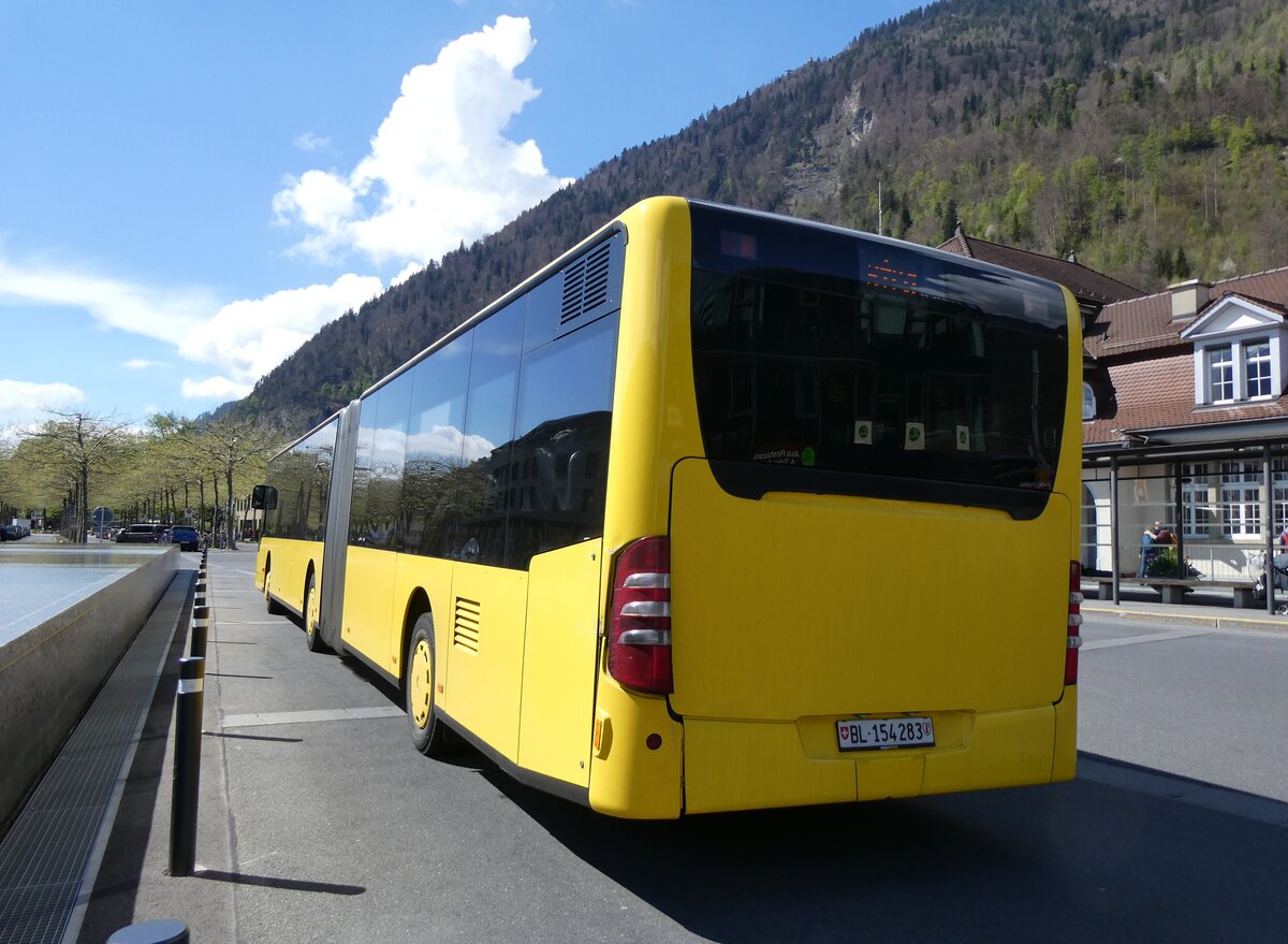 (274'028) - PostAuto Nordschweiz - BL 154'283/PID 12'419 - Mercedes (ex AAGL Liestal Nr. 98) am 15. April 2025 beim Bahnhof Interlaken Ost
