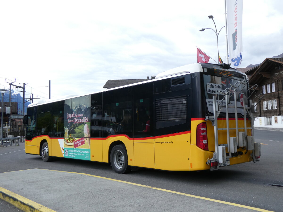 (274'181) - Flck, Brienz - Nr. 6/BE 26'631/PID 11'683 - Mercedes (ex PostAuto Bern) am 24. April 2025 beim Bahnhof Brienz