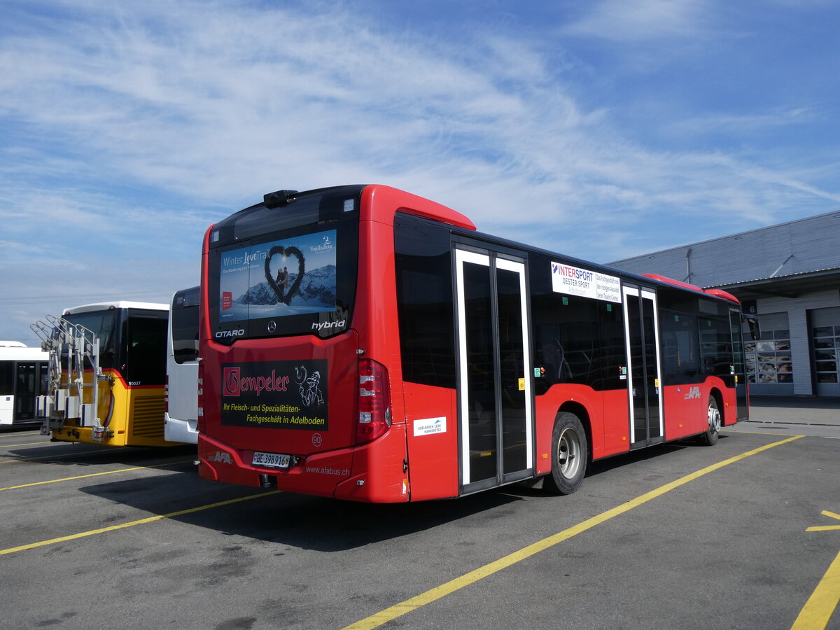 (274'323) - AFA Adelboden - Nr. 90/BE 398'916 - Mercedes am 27. April 2025 in Kerzers, Interbus