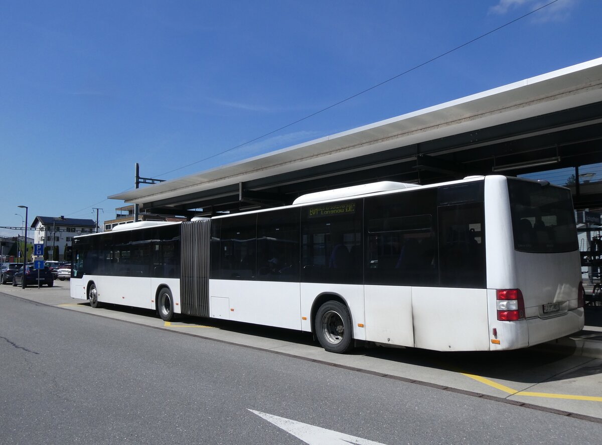 (274'337) - Hfliger, Sursee - Nr. 7/LU 287'024 - MAN (ex St. Gallerbus, St. Gallen Nr. 298) am 28. April 2025 beim Bahnhof Schpfheim