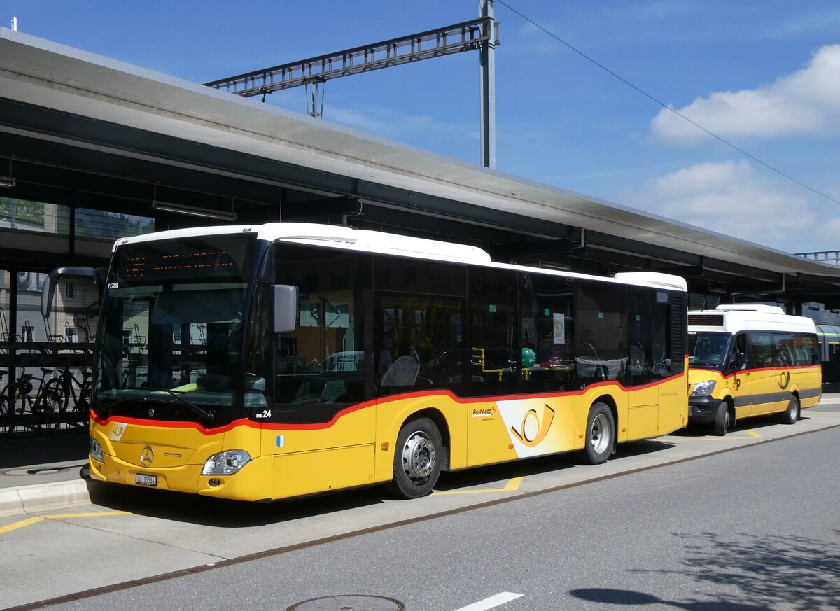 (274'342) - Amstein, Willisau - Nr. MB 24/LU 15'564/PID 11'788 - Mercedes am 28. April 2025 beim Bahnhof Schpfheim