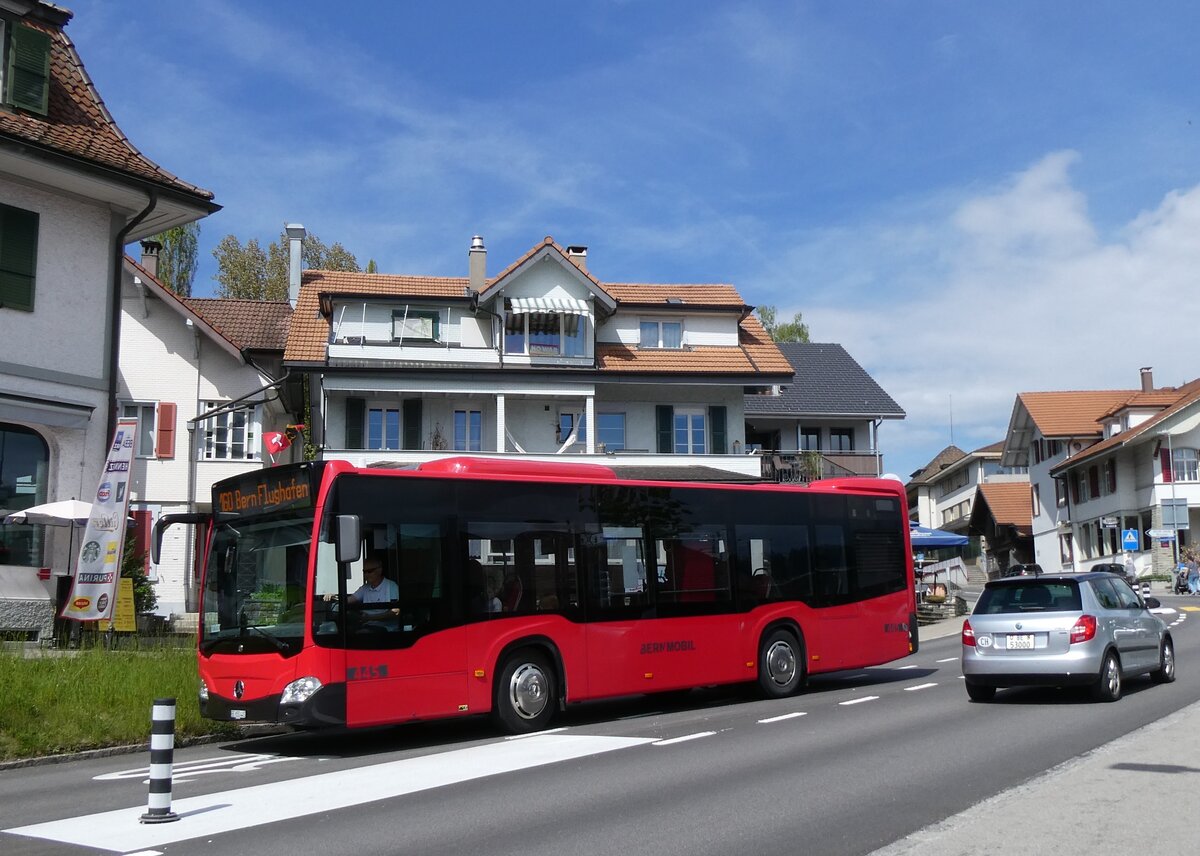 (274'368) - Bernmobil, Bern - Nr. 445/BE 855'445 - Mercedes am 28. April 2025 beim Bahnhof Konolfingen