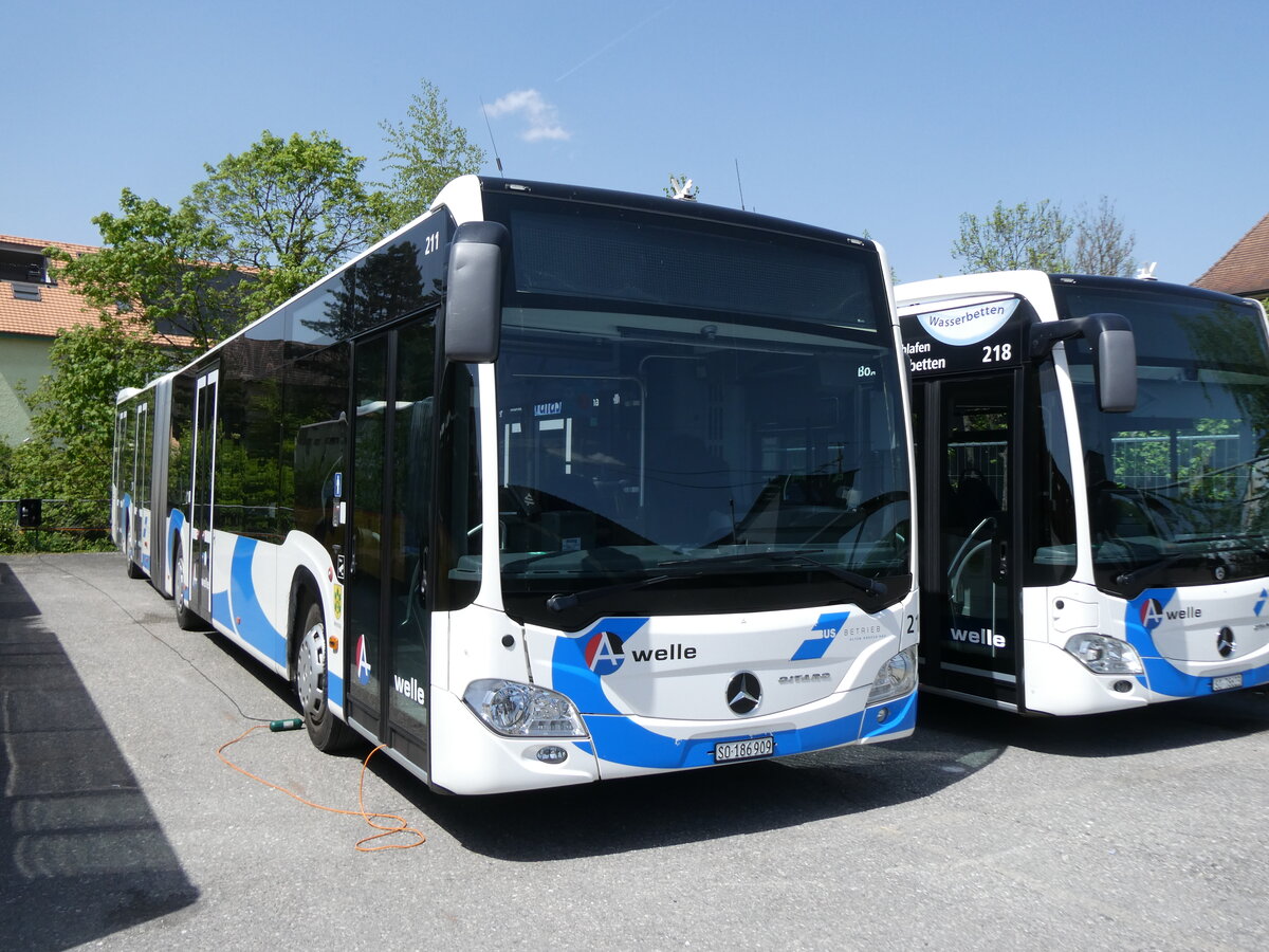 (274'458) - BOGG Wangen b.O. - Nr. 211/SO 186'909 - Mercedes am 2. Mai 2025 in Laufen, Postgarage 