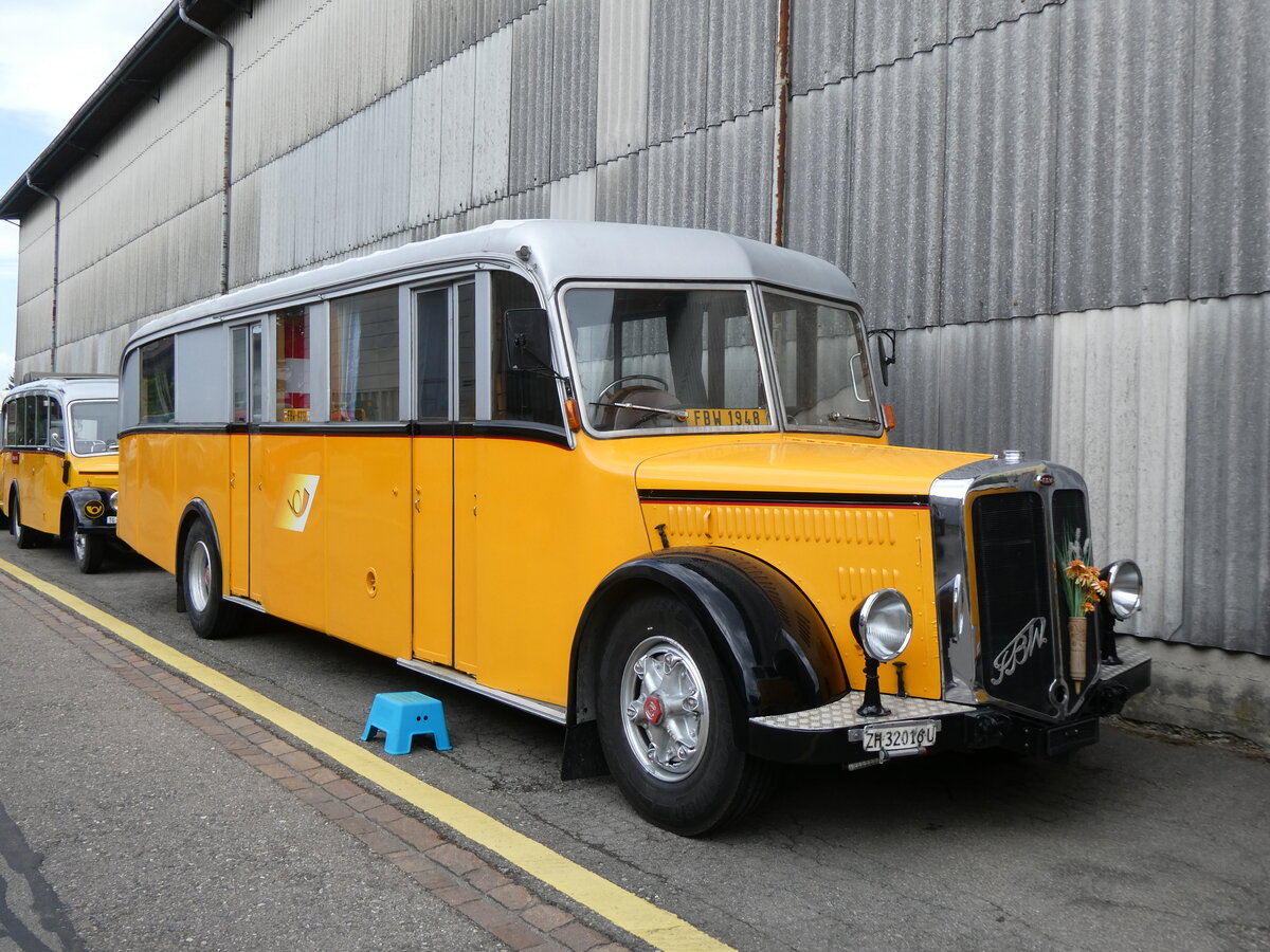 (274'530) - Badertscher, Winterthur - ZH 32'016 U - FBW/Tscher (ex P 24'574; ex P 1394) am 3. Mai 2025 in Attikon, Wegmller