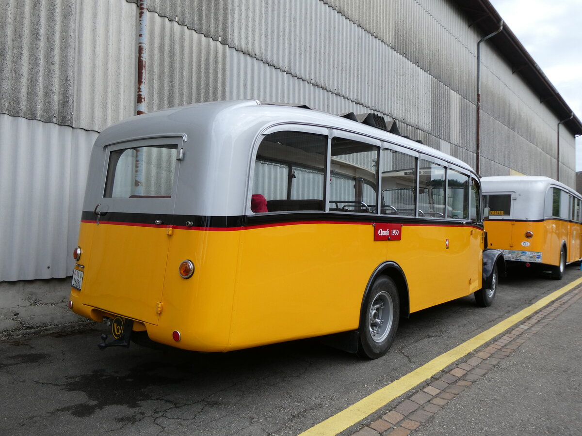 (274'535) - Zollikofer, Berg - TG 16'881 - Saurer/Hnni (ex Reusser, Thun; ex Kontiki, Wettingen; ex Nussbaumer, Ganterschwil) am 3. Mai 2025 in Attikon, Wegmller