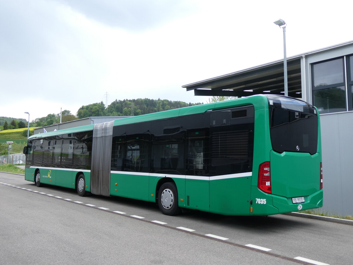 (274'632) - BVB Basel - Nr. 7035/BS 99'335 - Mercedes am 3. Mai 2025 in Winterthur, Daimler Buses