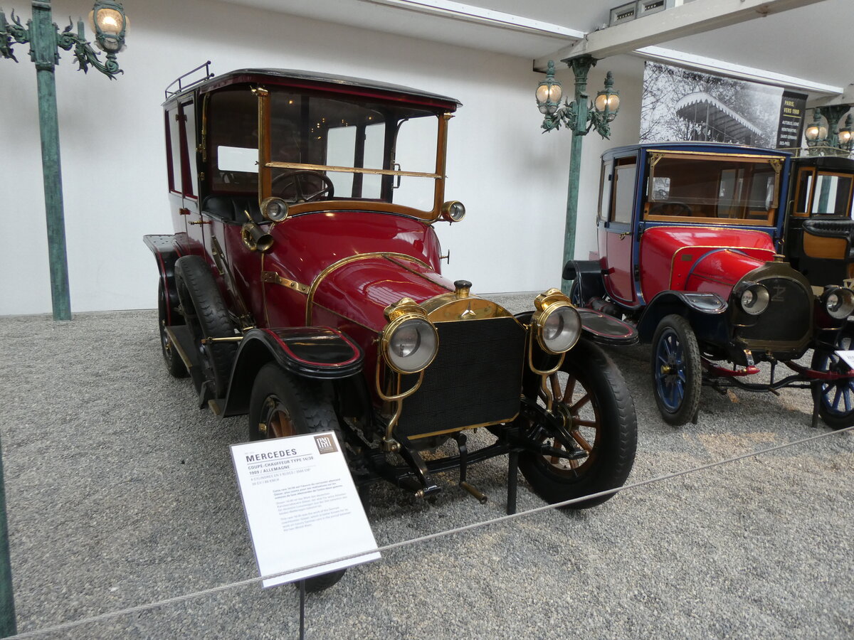 (274'718) - Collection Schlumpf, Mulhouse - Jg. 1909 - Mercedes/Glser am 6. Mai 2025 in Mulhouse, Collection Schlumpf