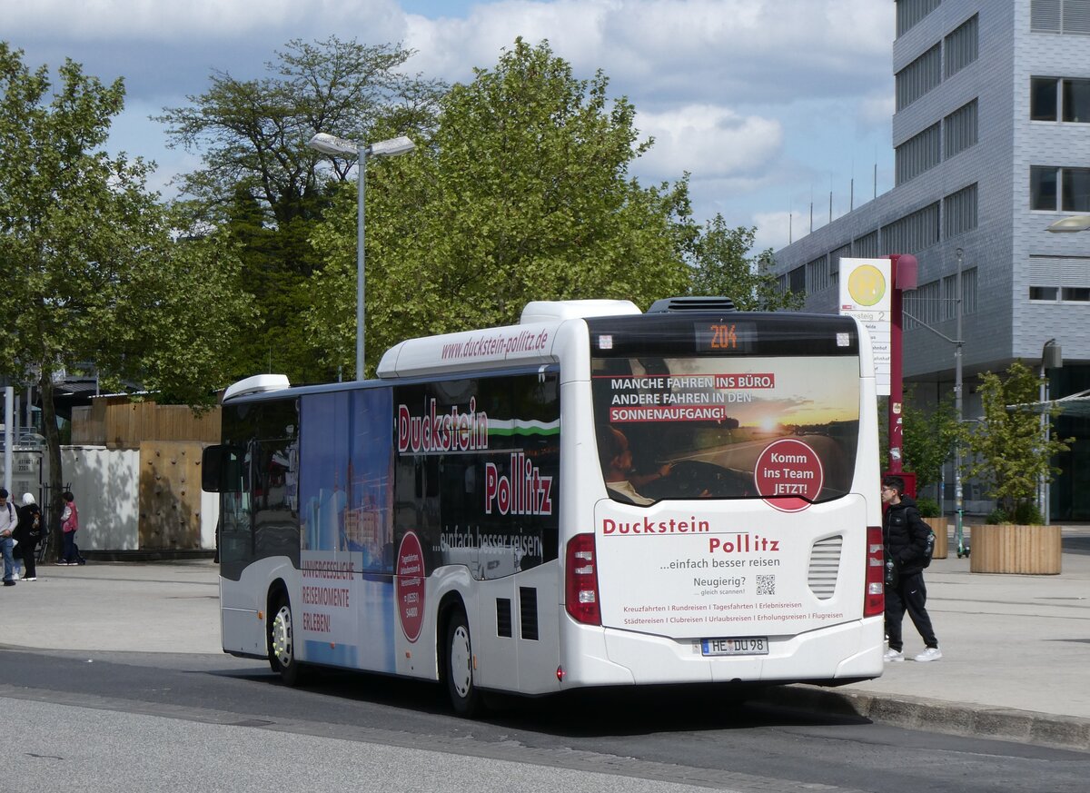(274'978) - Duckstein, Helmstedt - HE-DU 98 - Mercedes am 7. Mai 2025 beim Hauptbahnhof Wolfsburg