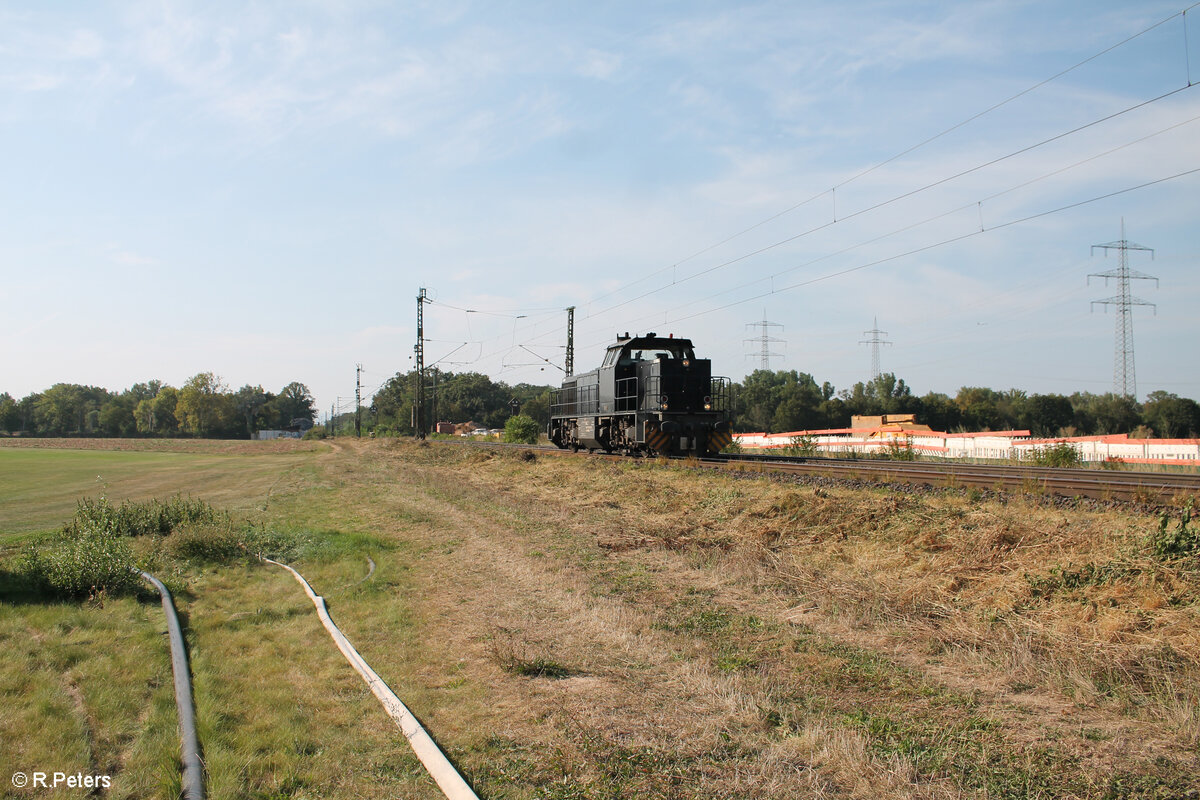 275 615-3 kommt Lz zurück durch Mainz Bischofsheim Netztrennstelle. 01.09.24