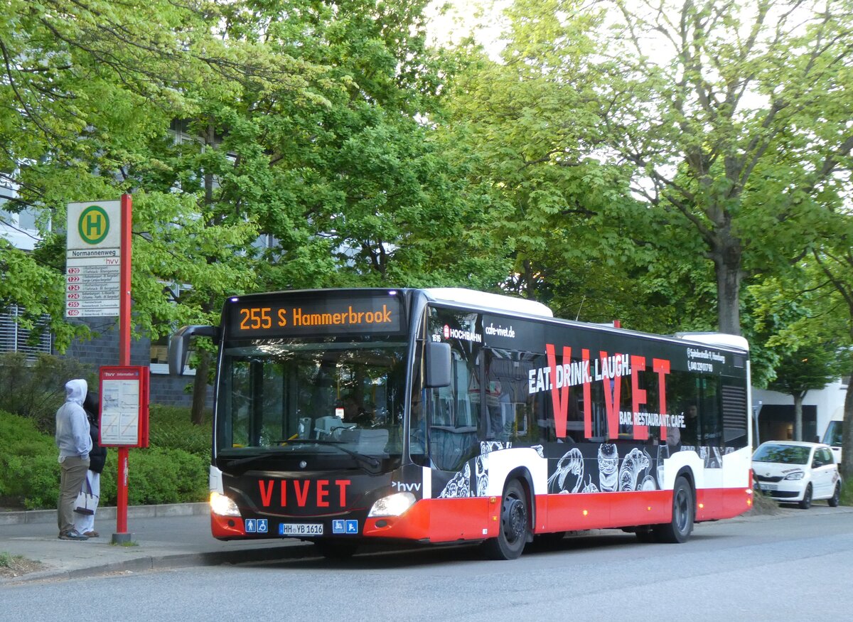 (275'024) - HHA Hamburg - Nr. 1616/HH-YB 1616 - Mercedes am 8. Mai 2025 in Hamburg, Normannenweg