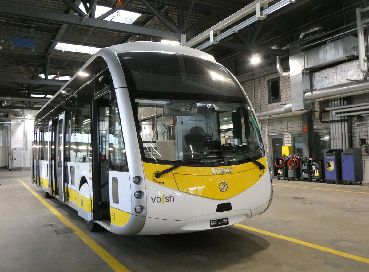 (275'643) - VBSH Schaffhausen - Nr. 31 - eIrizar am 17. Mai 2025 in Schaffhausen, Busdepot