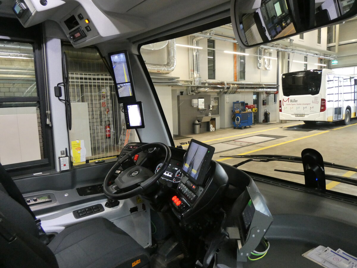 (275'653) - VBSH Schaffhausen - Nr. 31 - eIrizar am 17. Mai 2025 in Schaffhausen, Busdepot (Innenaufnahme)