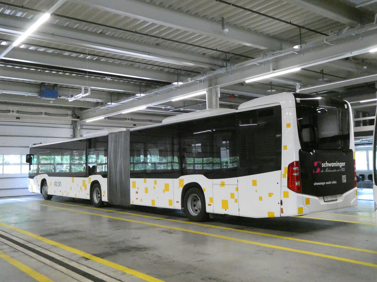 (275'669) - VBSH Schaffhausen - Nr. 205/SH 12'505 - Mercedes (ex SB Schaffhausen Nr. 5) am 17. Mai 2025 in Schaffhausen, Regionalbusgarage