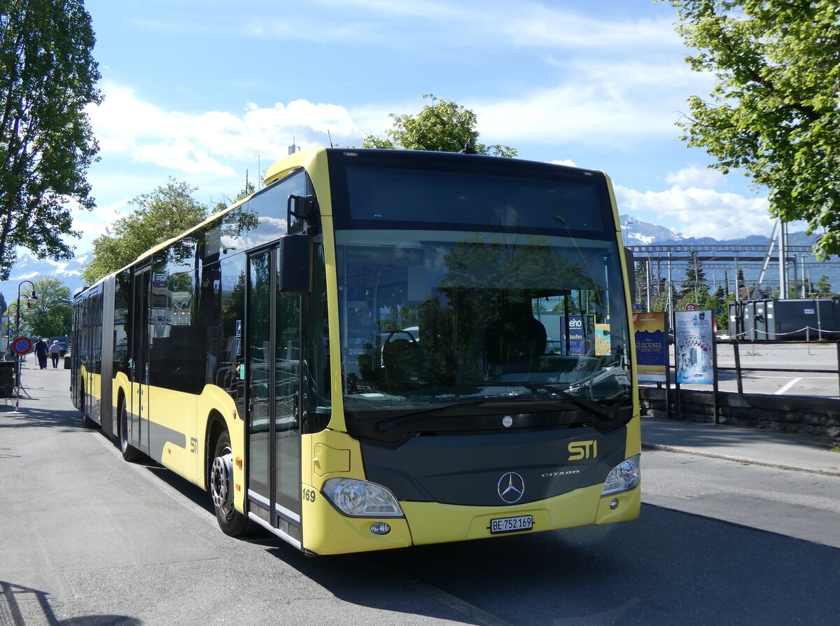 (275'709) - STI Thun - Nr. 169/BE 752'169 - Mercedes am 19. Mai 2025 bei der Schifflndte Thun
