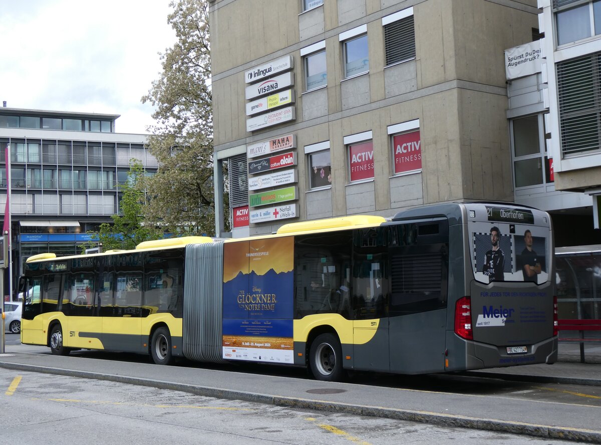 (275'821) - STI Thun - Nr. 714/BE 427'714 - Mercedes am 26. Mai 2025 beim Bahnhof Thun