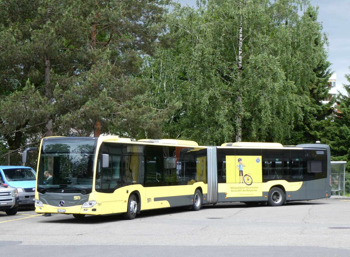 (275'870) - STI Thun - Nr. 721/BE 904'721 - Mercedes am 27. Mai 2025 in Thun, Garage