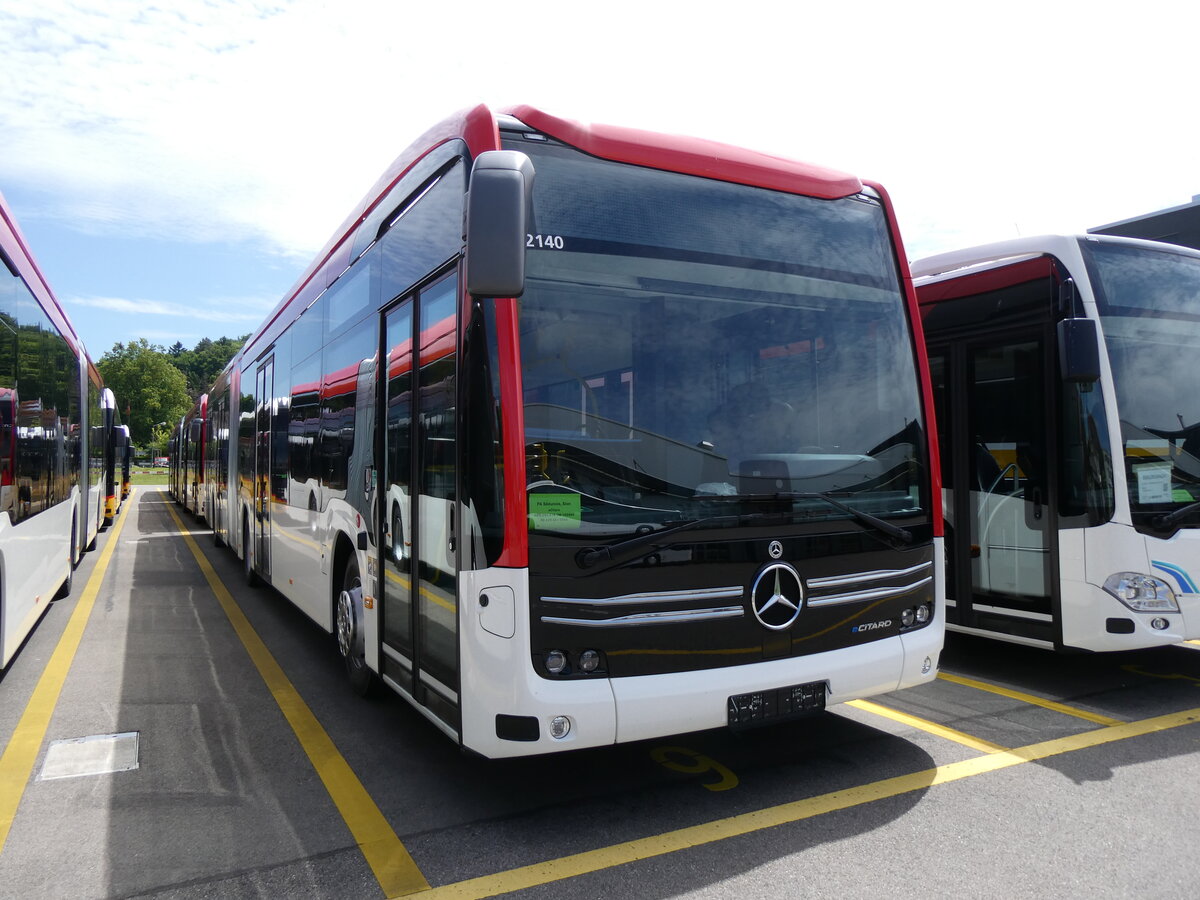 (276'144) - PostAuto Wallis - PID 12'140 - eMercedes am 31. Mai 2025 in Winterthur, Daimler Buses