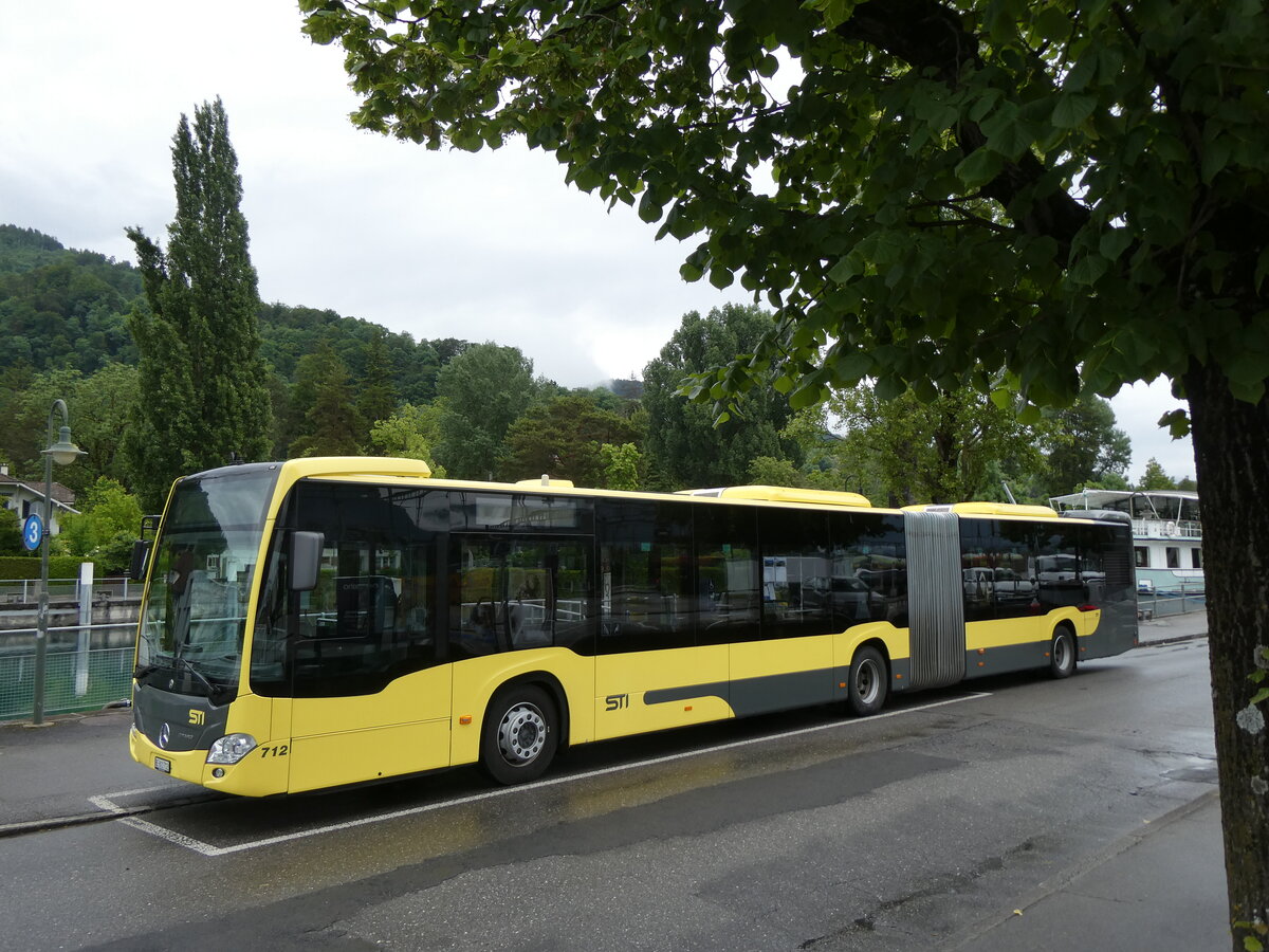(276'200) - STI Thun - Nr. 712/BE 811'712 - Mercedes am 2. Juni 2025 bei der Schifflndte Thun